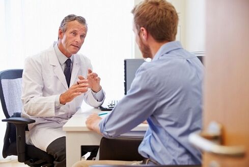 konsultasyon sa usa ka doktor alang sa prostatitis